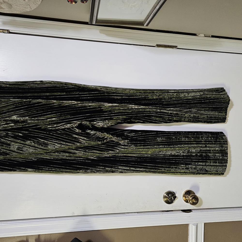 Velvet Striped Pants